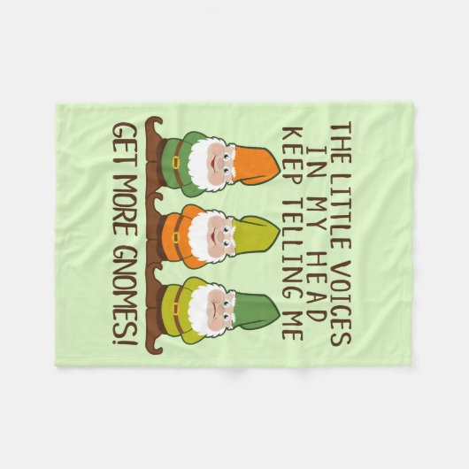 Littlesの声はより多くの格言を得ます フリースブランケット (正面(横))