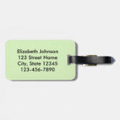 Littlesの声はより多くの格言を得ます ラゲッジタグ (裏面横)