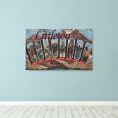 Littleton, Colorado – ラージ・レター・シーン キャンバスプリント (インサイチュ (ウッドフロア))