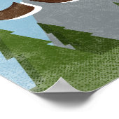 Littleton Colorado Snowy Mountainsポスター ポスター (角)