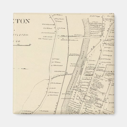 Littleton PO マグネット (正面)