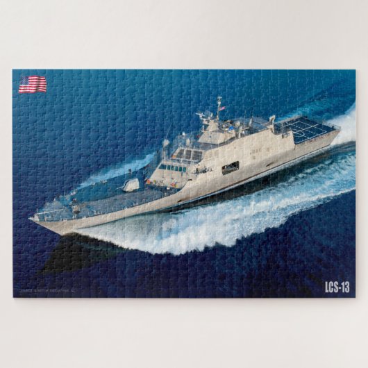 LITTORAL COMBAT SHIP – LCS-13 (20x30 INCH) ジグソーパズル (横)