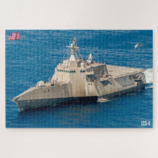 LITTORAL COMBAT SHIP – LCS-4 (20x30 INCH) ジグソーパズル (横)