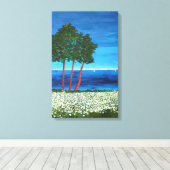 littoral de Bretagne キャンバスプリント (インサイチュ (ウッドフロア))