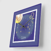 Liun 23ファナドゥールフィン22 avust Uhr スクエア壁時計 (傾斜)