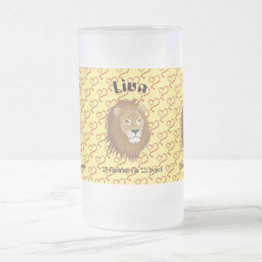 Liun 23 fanadur fin 22 avust Tasse フロストグラスビールジョッキ (中央)