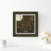 Liun 23 fanadur fin 22 avust Uhr スクエア壁時計 (ホーム)