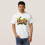 Livanの落書きのペイントボールのTシャツ Tシャツ (正面フル)