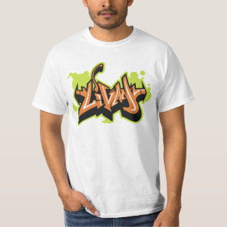 Livanの落書きのペイントボールのTシャツ Tシャツ