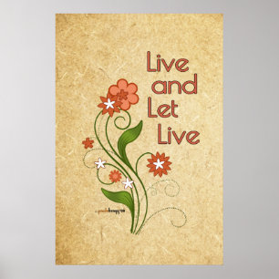 LiveとLet Live (12ステッププログラム) ポスター