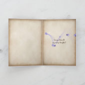 LIVE文字は石彫り カード (内部)