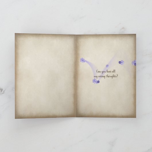 LIVE文字は石彫り カード (内部)