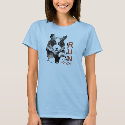 Live 走 Long, Free Puppy Tシャツ (正面)