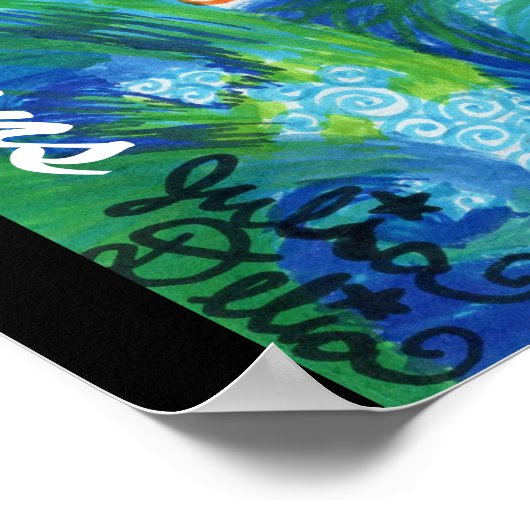 "Live" 20" x 28"ポスター ポスター (角)