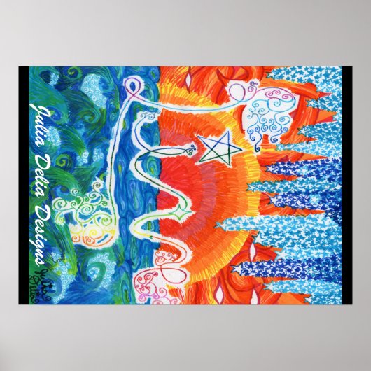 "Live" 20" x 28"ポスター ポスター (正面)