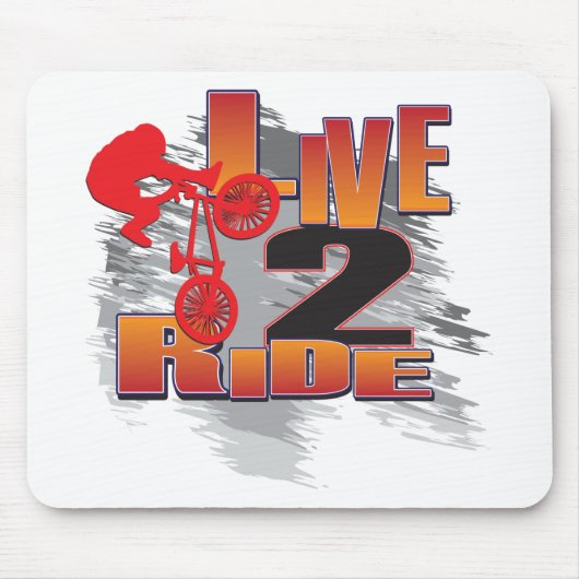 LIVE-2-RIDE-BMX マウスパッド (正面)