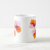 Live Aloha Hibiscus Floral Tropical Flowers Hawaii コーヒーマグカップ (中央)