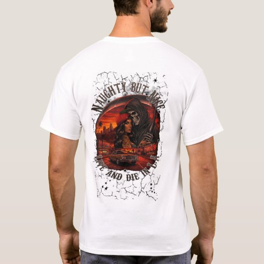 "Live and Die in L.A" Chicano Love Tシャツ (裏面)