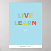 Live and Learn ポスター (正面)