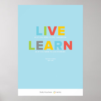 Live and Learn ポスター