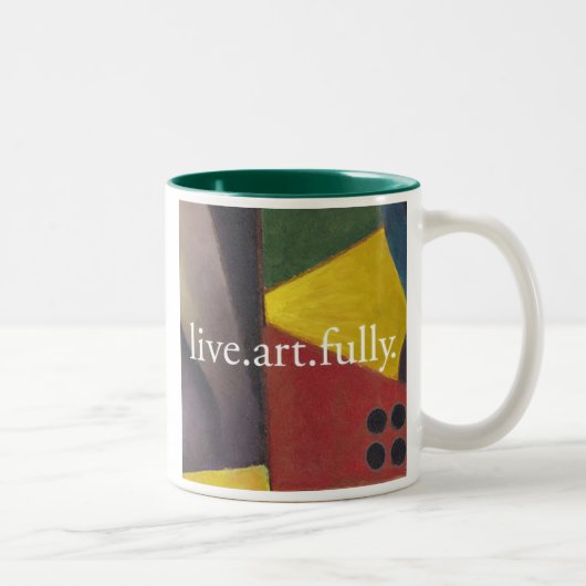 live.art.fullyのコーヒー・マグ ツートーンマグカップ (右)