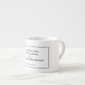 Live As If エスプレッソカップ (正面右)