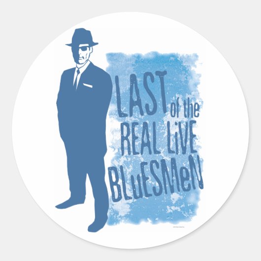 Live Bluesmenステッ実在クの最後 ラウンドシール (正面)