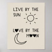 Live by the sun Love by the moon ポスター (正面)