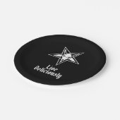 Live Delicious Black Philip Baphomet ペーパープレート (アングル)