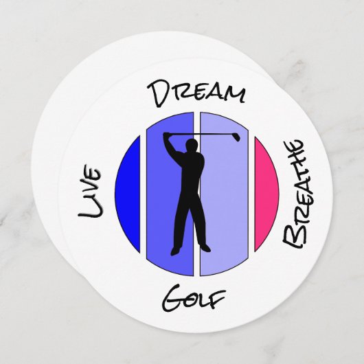 Live, dream, breathe golf (正面/裏面)
