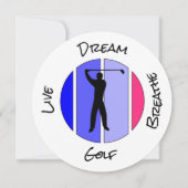 Live, dream, breathe golf (正面)