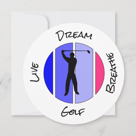 Live, dream, breathe golf (正面)