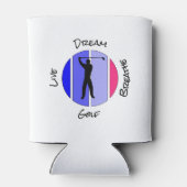 Live, dream, breathe golf 缶クーラー (裏面)