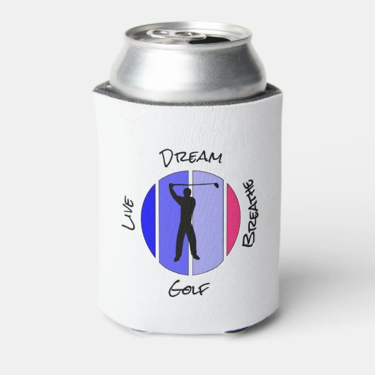 Live, dream, breathe golf 缶クーラー (缶裏面)