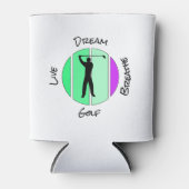 Live, dream, breathe golf 缶クーラー (正面)