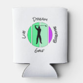 Live, dream, breathe golf 缶クーラー (裏面)