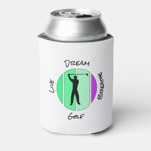 Live, dream, breathe golf 缶クーラー (缶裏面)
