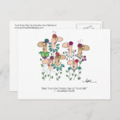 LIVE EVERY DAYポストカード（April McCallumより） ポストカード (正面/裏面)