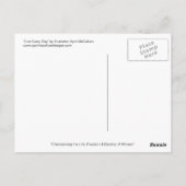 LIVE EVERY DAYポストカード（April McCallumより） ポストカード (裏面)