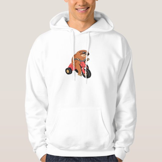 Live Fast Die Eventually オーバーサイズTシャツ パーカ (正面)