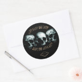 Live fast - die last - Sticker ラウンドシール (封筒)