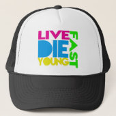 Live fast die young キャップ (正面)