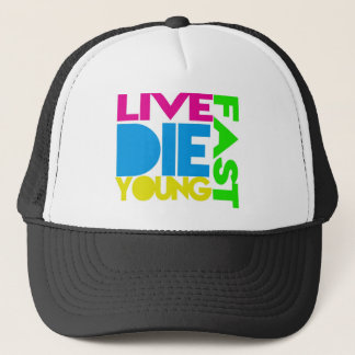 Live fast die young キャップ