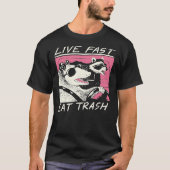 Live Fast! Eat Trash! Classic T-Shirt Tシャツ (正面)