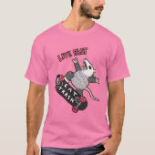 Live Fast Eat Trash Tシャツ (正面)