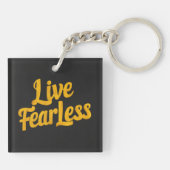 Live Fearless - Motivation キーホルダー (裏面)