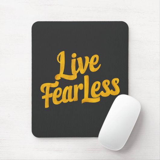 Live Fearless - Motivation マウスパッド (マウス)