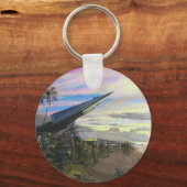 Live Fire at Kahuku by Jim Dietz キーホルダー (正面)