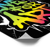 Live For Artポスター ポスター (角)