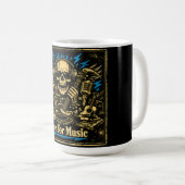 Live For Music – Music Devotion Life コーヒーマグカップ (正面右)